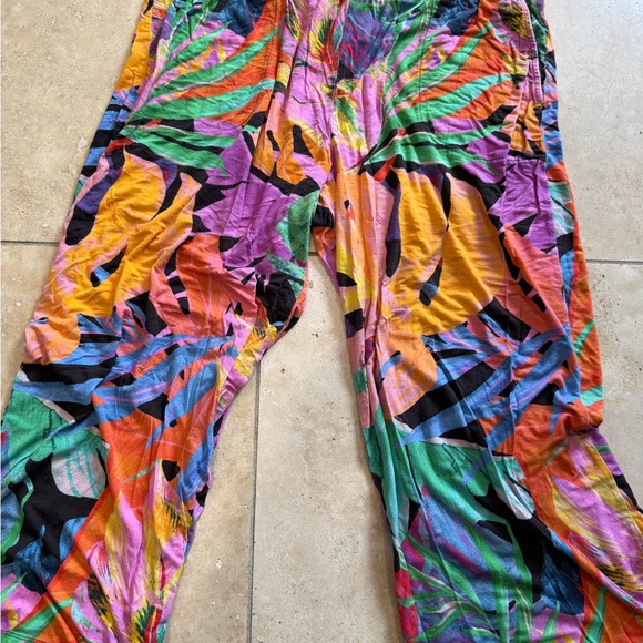 Soma Teal Top with Multicolor Pajama Set - Picture 6 of 7